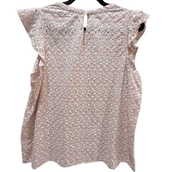 Loft eyelet flutter shell blouse size large excellent condition - Picture 4 of 7